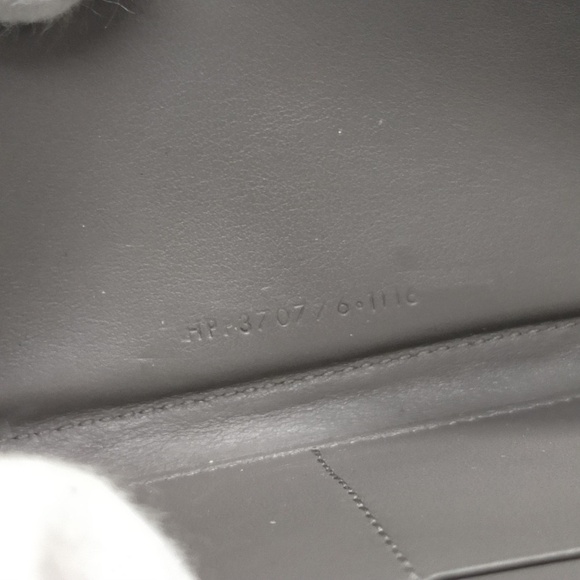 Saint Laurent Long Wallet Gray Leather - Picture 8 of 9